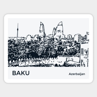 Baku Azerbaijan Magnet
